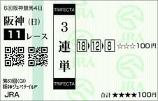 阪神JFの馬券